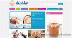 Desktop Screenshot of dziecko.niania.pl