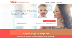 Desktop Screenshot of niania.pl