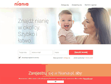 Tablet Screenshot of niania.pl