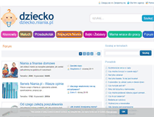 Tablet Screenshot of forum.niania.pl
